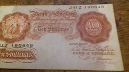 Billet De 10 Shillings - 10 Shillings