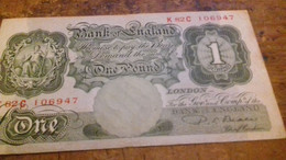 Billet De One Pound - Altri & Non Classificati