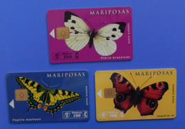 Spain Espana X3 Butterfly Papillon Mariposa Schmetterling Farfalla Mariposas Serie Europa - Papillons