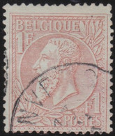 Belgie  .   OBP   .     51       .      O     .    Gebruikt  .   /   Oblitéré - 1884-1891 Leopoldo II