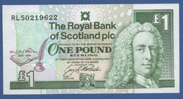 SCOTLAND - P.358 – 1 POUND 1994 UNC Serie RLS0219622 COMMEMORATIVE "Robert Louis Stevenson" - 1 Pound