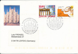 Vatican Cover Sent To Germany Milanofil 2009 - Brieven En Documenten