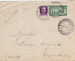23370# ITALIE REPUBBLICA SOCIALE ITALIANA LETTRE ESPRESSO Obl PADOVA 1944 Pour CAVALESE TRENTO TRENTE - Express Mail