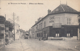 FLINS-sur-SEINE (Yvelines) Environs De Meulan - Café De La Mairie - Flins Sur Seine