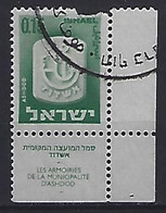 Israel 1965-75  Civic Arms  0.15 (o) Mi.328 - Gebruikt (met Tabs)