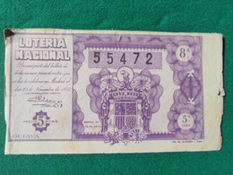 Spagna Lotteria Nazionale 1950 - Da Identificare