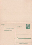 SAAR   ENTIER POSTAL/GANZSACHE/POSTAL STATIONARY CARTE AVEC REPONSE - Postwaardestukken