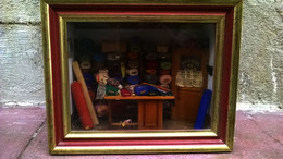 Diorama "boutique De Textiles" - Showcases
