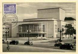 Schiller Theater  MiNr 152 Seltene Ersttag Stempel   Echte Photo - Maximum Kaarten