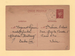 Poste Navale - Batiment De Ligne Strasbourg - 11-10-1941 - Posta Marittima