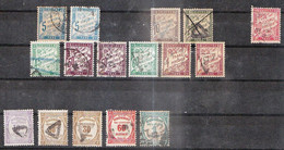 FRANCE - LOT DE TIMBRES TAXES NEUFS ET OBLITERES - LOT A SAISIR DE 16 TIMBRES + UN NON SCANNE - Andere & Zonder Classificatie