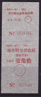 CHINA CHINE  SICHUAN  ADDED CHARGE LABEL (ACL) 0.10 YUAN - Other & Unclassified