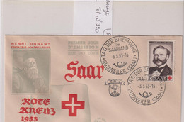 CROIX ROUGE-DUDWEILER-TP N°320 -3/5/1953-  TTB - FDC