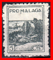 ESPAÑA. PRO-MALAGA ( EUROPA ) SELLO 5 Ctms. AÑO 1935 - Fiscaux-postaux