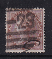 India: 1865   QV    SG59    1a     Deep Brown     Used - 1858-79 Kolonie Van De Kroon