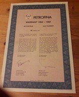 Petrofina - FINA - 1994 - Erdöl