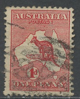 Australie - Australia 1912-19 Y&T N°2 - Michel N°5 (o) - 1p Carte - K12 - Oblitérés