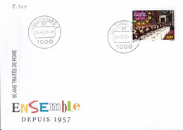 Luxembourg - Tages-Stempel Luxembourg 2, Traitê De Rome (8.464) - Covers & Documents