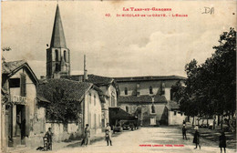 CPA AK St-NICOLAS-de-La-Grave Église (615170) - Saint Nicolas De La Grave
