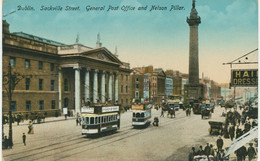 IRELAND 1910 Superb Mint Postcard DUBLIN „Sackville Street, General Post Office" - Dublin