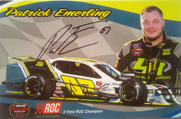 Patrick Emerling ( American Race Car Driver) - Autografi