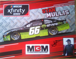 Stan Mullis ( American Race Car Driver ) - Autogramme