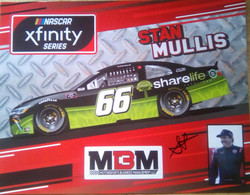 Stan Mullis ( American Race Car Driver ) - Authographs