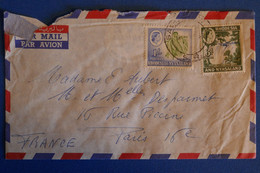 N11 RHODESIA BELLE LETTRE 1965 PÄR AVION SALISBURY POUR PARIS FRANCE + AFFRANCHISSEMENT PLAISANT - Rhodesien & Nyasaland (1954-1963)