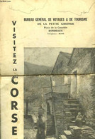 Visitez La Corse - COLLECTIF - 1938 - Corse