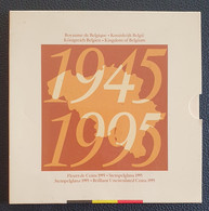 Belguim Set 1995   (50 Years End WW II) - FDEC, BU, BE & Münzkassetten