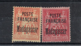 Madagascar _ (1895 ) Sage N° 18/19 - Otros & Sin Clasificación