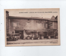 CPA - Le Bois D'Oingt - L'Hôtel Des Voyageurs , Jean Ogier , Propriétaire ( Bus , Car , Autocar Ancien , Auto , Voiture) - Le Bois D'Oingt