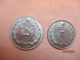 Iran: 5 + 2 Rials 1352 HE - Iran