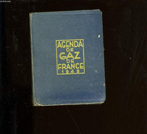 AGENDA DE GAZ DE FRANCE 1949. - COLLECTIF. - 949 - Blanco Agenda