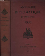 Annuaire Diplomatique Et Consulaire 1935 - COLLECTIF - 1935 - Telephone Directories