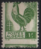 France Colonie Algerie Maury 217 (Yvert 219) * Coq Piquage à Cheval - Autres & Non Classés