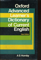 OXFORD ADVENCED LEARNER'S DICTIONARY OF CURRENT ENGLISH - A. S. HORNBY - 1974 - Wörterbücher