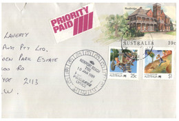 (LL 27) Australia - Priority Paid Covers (2 ) With Living Together Stamps / Frog (on Pre-paid Covers) 1984 & 89 - Altri & Non Classificati