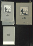 AGENDAS TRIMESTRIELS HERMES 1980 (INCOMPLET 1er ET 2e TRIMESTRES SEULS). - COLLECTIF - 1980 - Terminkalender Leer