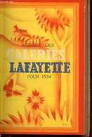 AGENDA DES GALERIES LAFAYETTE POUR 1934. - COLLECTIF - 1934 - Terminkalender Leer