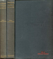 FRENCH-ENGLISH & ENGLISH-FRENCH DICTIONARY OF TECHNICAL TERMS AND PHRASES, 2 VOLUMES - KETTRIDGE J. O., DENIS MAX - 1967 - Dictionaries, Thesauri