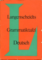 LANGENSCHEIDTS GRAMMATIKTAFEL DEUTSCH - WENDT HEINZ F. - 1968 - Atlas