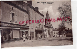 87- NANTIAT - PLACE DE L' EGLISE- MAGASIN NOUVEAUTES - BOULANGERIE - Nantiat