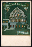 E9202 - Burgstädt Hotel Deutsches Haus - Burgstädt