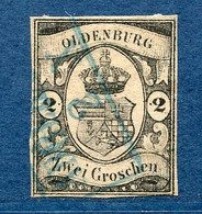 ⭐ Oldenbourg - YT N° 7 - Oblitéré - 1858 ⭐ - Oldenbourg