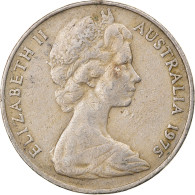 Monnaie, Australie, Elizabeth II, 20 Cents, 1975, Melbourne, TB, Copper-nickel - Victoria