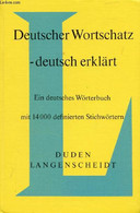 DEUTSCHER WORTSCHATZ - DEUTSCH ERKLÄRT (DUDEN - LANGENSCHEIDT) - GREBE Paul, MÜLLER Wolfgang - 1970 - Atlanten