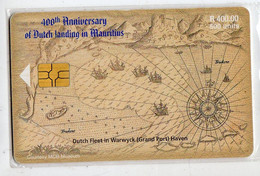 MAURICE Ref MV Cards MAU-37 50OU DUTCH LANDING IN MAURITIUS Date 1998 - Mauritius