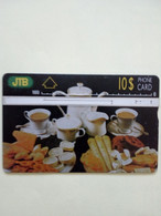 BRUNEI JTB LANDIS GYR PLATS LOCAUX LOCAL FOOD REPAS 10$ UT N° 431E...... - Brunei