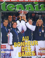 TENNIS MAGAZINE - N°260 - Novembre 1997 + 1 POSTER DE PIOLINE / Fed Cop, L'exploit / Les Images "interdites" De La Télév - Bücher